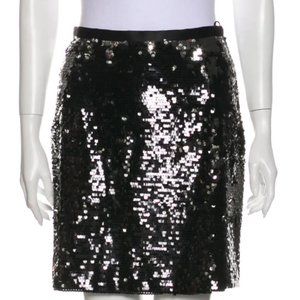 Dolce & Gabbana black sequined skirt